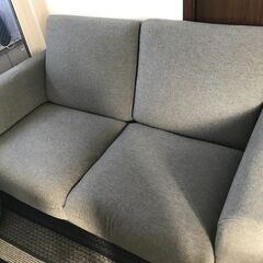 美品】ニトリ 2人掛けソファベッド