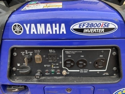 ヤマハ発電機 YAMAHA ヤマハインバーター EF2800iSE 美品