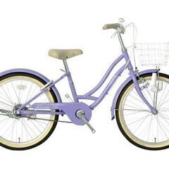 新車💛特価品💛24インチ パステルカラーでアイボリーパーツ 太目タイヤ ＬEDダイナモ　ピスタージュ