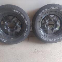 JB64 ジムニー純正ホイール、ATタイヤセット