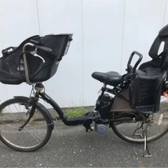 【交渉中です】パナソニック　ギュット　電動自転車　前後に子供乗せ...