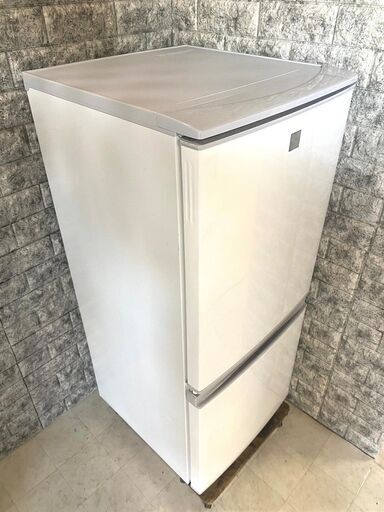 送料無料★3か月保★冷蔵庫★シャープ★137L★SJ-14E6-KW★R-635