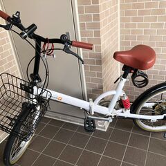 アマゾンで購入Topone折りたたみ自転車20(中古)