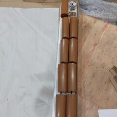 486 アイリスプラザ ベッド ベッドフレーム ダブル 2段階 高さ調整 耐荷重約200kg 天然木 すのこベッド ブラウン 幅約140×長さ約200cm×高さ約6.5~23.5㎝

