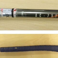 【美品 使用感なし】2015SS JUSGLITTY ネイビー トレンチ-ホンマ パークゴルフクラブ 右利き用 PG-303 75R AC-751 HONMA 約84cm 札幌市 豊平区 西岡