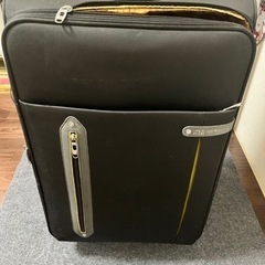 布製スーツケース　ブラック