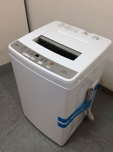 （6/5受渡済）JT7027【AQUA/アクア 6.0㎏洗濯機】美品 2021年製 AQW-S6M 家電 洗濯 簡易乾燥付