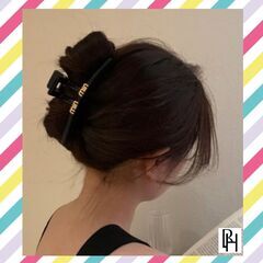 【♡新品♡】ヘアクリップ 髪留め 大きめ　バレッタ ヘアアクセサ...