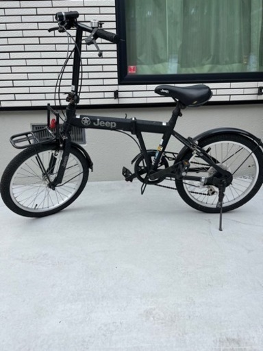 ジープ　jeep 折りたたみ自転車　黒