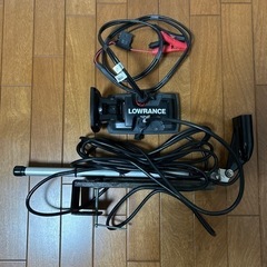 値下げしました。魚探LOWRANCE インフレータブルボート用セット