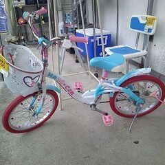 ID:G20045875　子供用自転車１８インチ　カギ付き