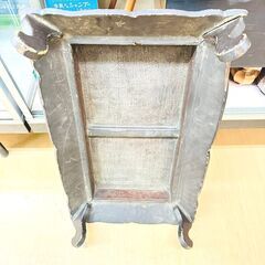 中国美術？ 花台 螺鈿細工 黒漆 木製