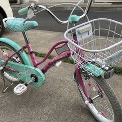 16インチ　子ども自転車　女の子