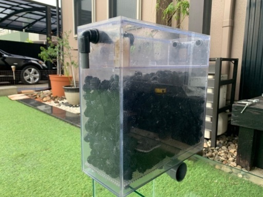 9ヶ月使用 ウールボックス ドライ濾過材17ℓ付 オーバーフロー対策加工済み