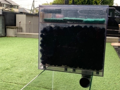 9ヶ月使用 ウールボックス ドライ濾過材17ℓ付 オーバーフロー対策加工済み