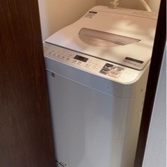 【ネット決済・配送可】シャープ　洗濯機　洗濯乾燥機