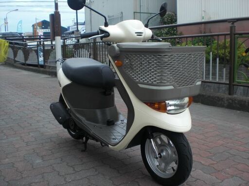 CA43A レッツ4 バスケット アイボリー 後タイヤ/グリップ/バッテリー