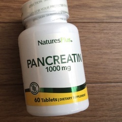 NaturesPlus, パンクレアチン、1,000mg、タブレ...