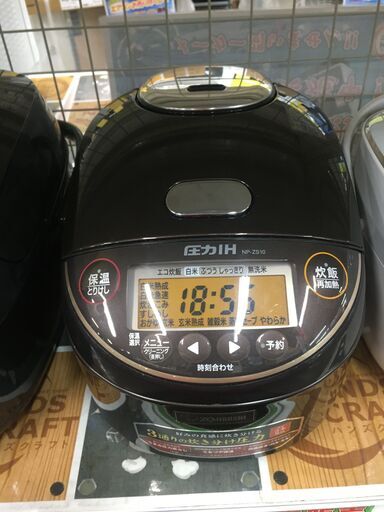 【中古品】象印 炊飯器 NP-ZS10 １８年製 5.5合