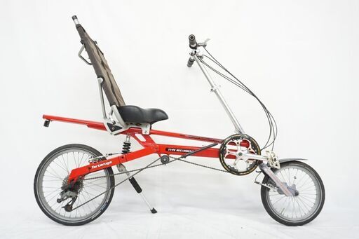 ジャンク TARTARUGA 「タルタルガ」 TYPE RECUMBENT 2005年頃 リカンベント 折りたたみ自転車 3723052100008