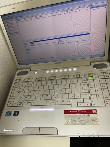 ノートパソコン Toshiba dynabook TX/ 66LWH