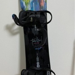 スノーボード板とビンディングセット