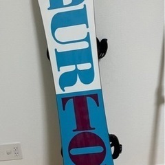 スノーボード板とビンディングセット