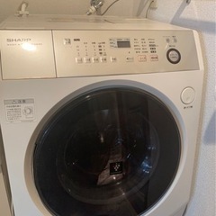 決まりました」SHARP ドラム式電気洗濯乾燥機