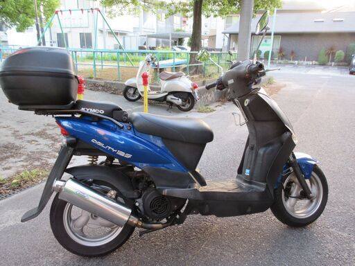 アジリティ125 4サイクル 社外マフラー 絶好調☆【現状渡し】KYMCO