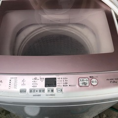 決まりました！AQUA洗濯機、無料でお譲りします。少し不具合あり！