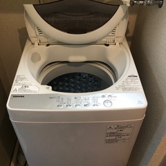 【5/31までに引き取り】TOSHIBA 洗濯機 2018年製