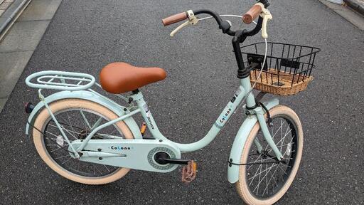 子供用自転車 18インチ 補助輪付き丸石自転車コロネお洒落で可愛いキッズサイクル