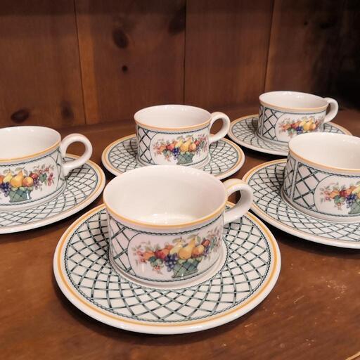 ARABIA Valencia アラビア ヴァレンシア コーヒーカップ＆ソーサー 