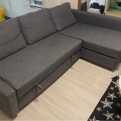 FRIHETEN IKEA ソファ フリーヘーテン コーナーソファベッド 収納付き
