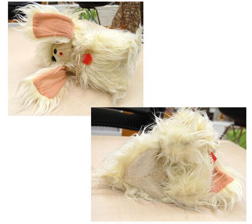 昭和レトロ サンエイトイズ お手入れワンちゃん 犬 約30cm ぬいぐるみ