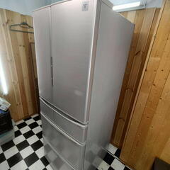 シャープSHARP 6ドア ノンフロン冷凍冷蔵庫 440L 動作品 SJ-XF44A-C
