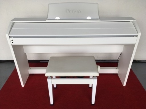 e100 CASIO PX-750WE 2013年製 Privia 電子ピアノ　CASIO