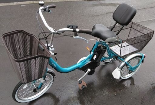 美品✨ ヤマハ 電動自転車 PASワゴン 三輪車  98000円 新規防犯登録料込み 686