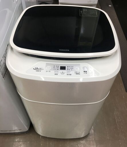 ヤマゼン 洗濯機 YWMB-38  中古品 3.8kg 2022年