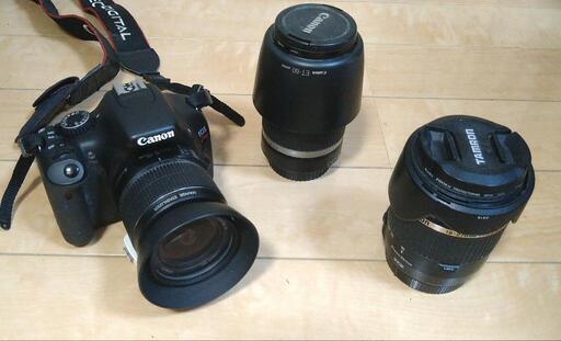 Canon デジタル一眼レフカメラ EOS Kiss X4 ＋ レンズ3本セット＋ ３脚