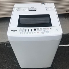 ハイセンス 全自動洗濯機 HW-E4502 4.5kg 2018年製