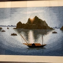 ベトナムの刺繍絵画