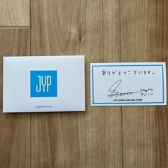 JYP JAPAN ONLINE STORE  サンキューカード