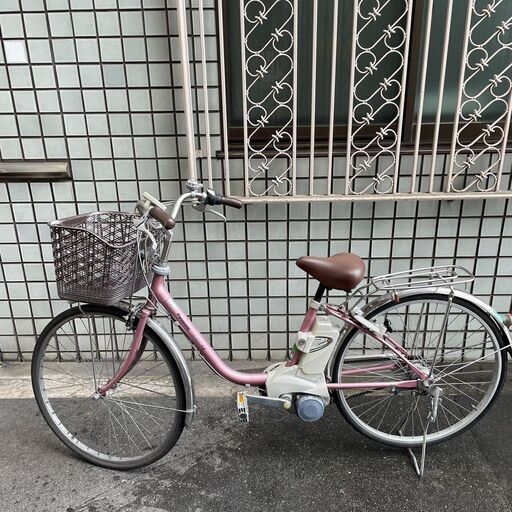 パナソニック 電動自転車 ビビTX viviTX バッテリー実力容量21～40％ 鍵2本 26インチ