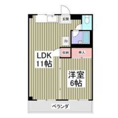 💖初期費用9万円💖東武日光線「藤岡」駅徒歩9分🌟1LDK🎵管理番号「196608」  - 栃木市