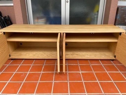 無印良品 スタッキングキャビネット・Bセット／オーク材 No2304