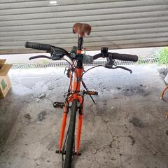 自転車中古　クロスバイク　COBRA　外装7段変速　フロントライトリア泥除け付き　フレームサイズ470　タイヤ700×28C