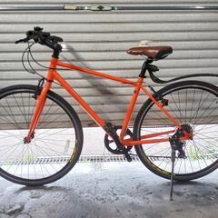 自転車中古　クロスバイク　COBRA　外装7段変速　フロントライトリア泥除け付き　フレームサイズ470　タイヤ700×28C