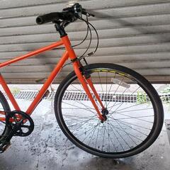自転車中古　クロスバイク　COBRA　外装7段変速　フロントライトリア泥除け付き　フレームサイズ470　タイヤ700×28C