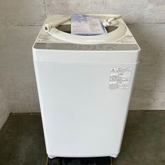 【TOSHIBA】東芝 全自動電気洗濯機 5kg AW-5G6 ...